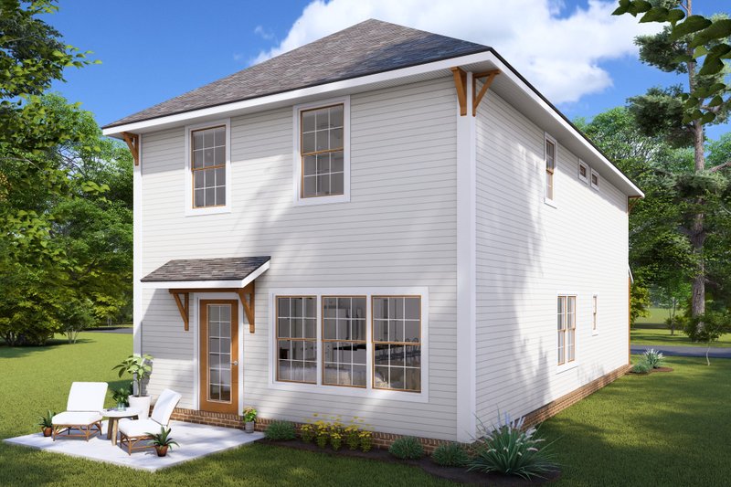 House Design - Exterior - Other Elevation 1 for Farmhouse House Plan #513-2258 - 3 bed, 2.5 bath