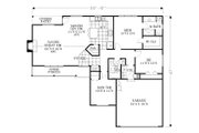 Craftsman Style House Plan - 3 Beds 2 Baths 1424 Sq/Ft Plan #53-537 
