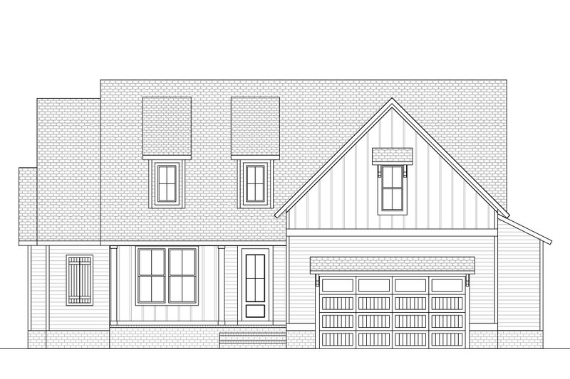 Dream House Plan - Exterior - Front Elevation 3 for Country House Plan #1080-17 - 3 bed, 2.5 bath