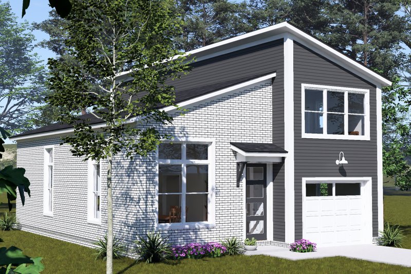 Dream House Plan - Exterior - Other Elevation for Modern House Plan #513-2477 - 3 bed, 3 bath