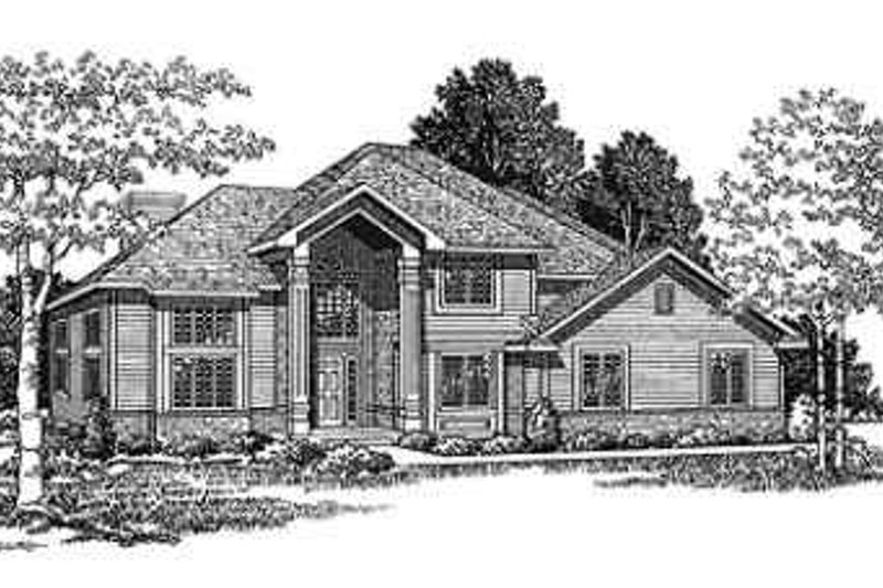 Dream House Plan - Traditional Exterior - Front Elevation Plan #70-333
