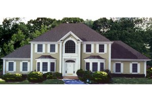 Colonial Exterior - Front Elevation Plan #3-228