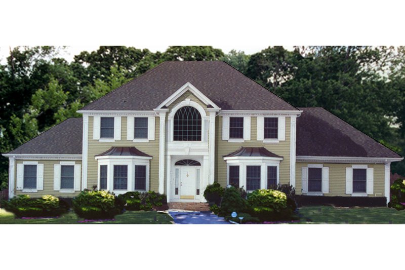 Home Plan - Colonial Exterior - Front Elevation Plan #3-228