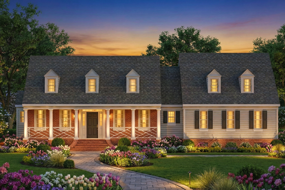 Exterior - Front Elevation for Traditional House Plan #119-355 - 3 bed, 2.5 bath