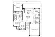 Southern Style House Plan - 3 Beds 2 Baths 1621 Sq/Ft Plan #42-237 