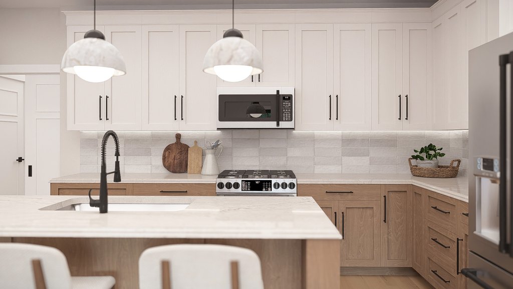 Interior - Kitchen 1 for Farmhouse House Plan #455-804 - 3 bed, 2 bath