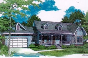 Traditional Exterior - Front Elevation Plan #14-123