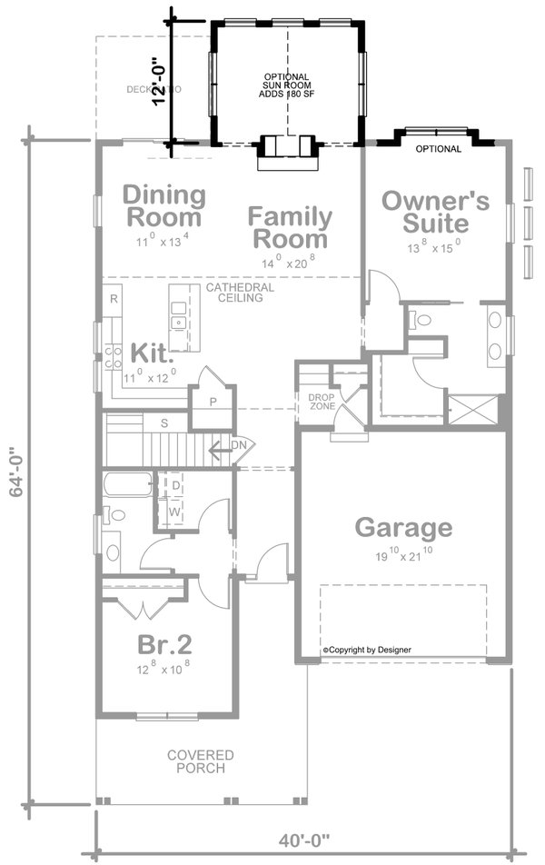 Traditional Floor Plan - Other Floor Plan #20-2597