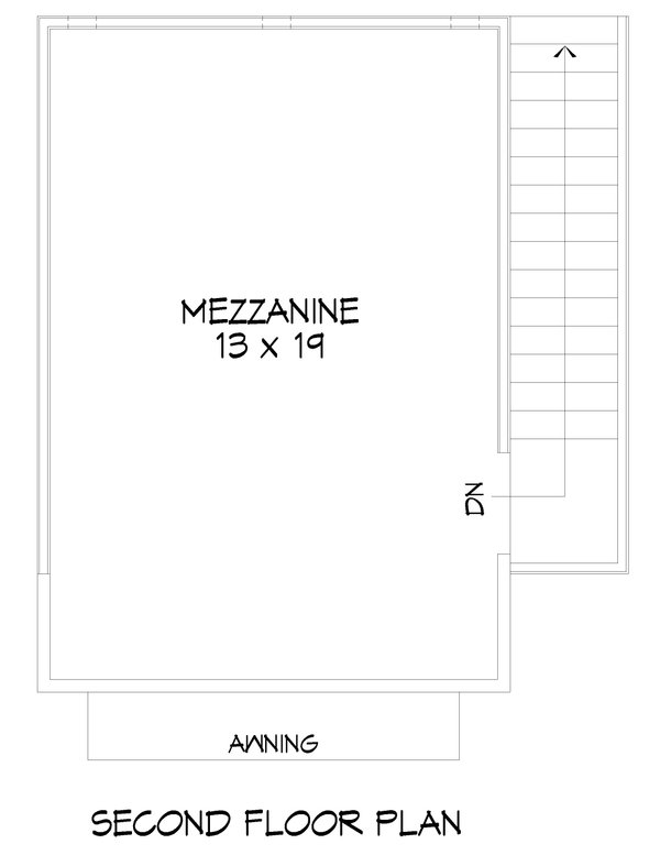 Architectural House Design - Contemporary Floor Plan - Upper Floor Plan #932-639