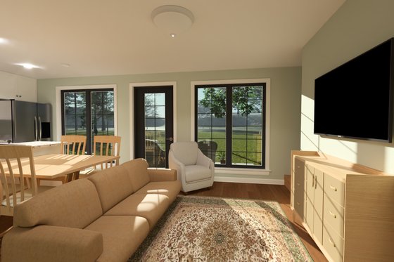 Interior - Family Room 1 for Cottage House Plan #513-2419 - 3 bed, 3 bath