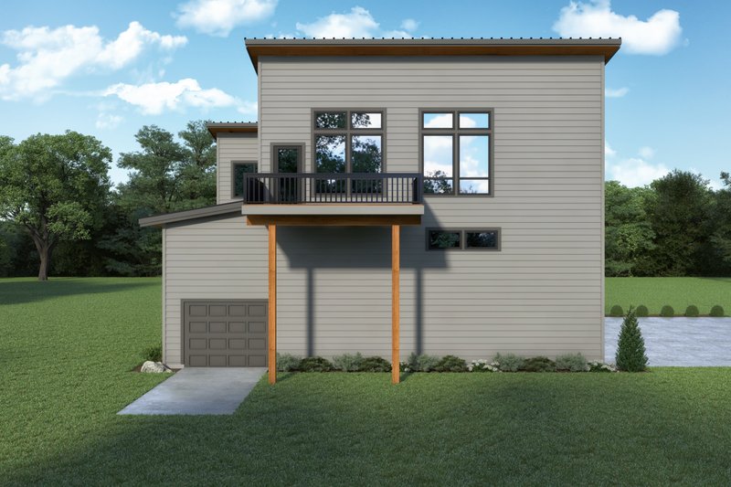 House Plan Design - Exterior - Other Elevation for Modern House Plan #1070-172 - 4 bed, 3 bath