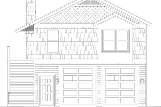 Exterior - Front Elevation 3 for Contemporary House Plan #932-350 - 1 bed, 1 bath