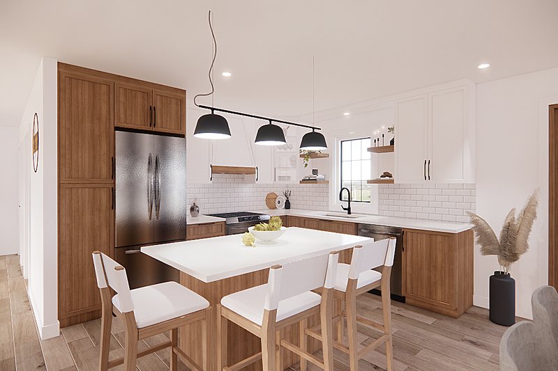 Home Plan - Interior - Kitchen for Country House Plan #23-2463 - 3 bed, 2 bath