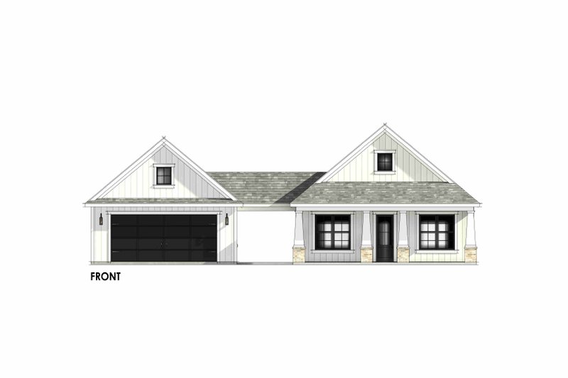 Home Plan - Exterior - Front Elevation 6 for Craftsman House Plan #1096-205 - 3 bed, 2 bath