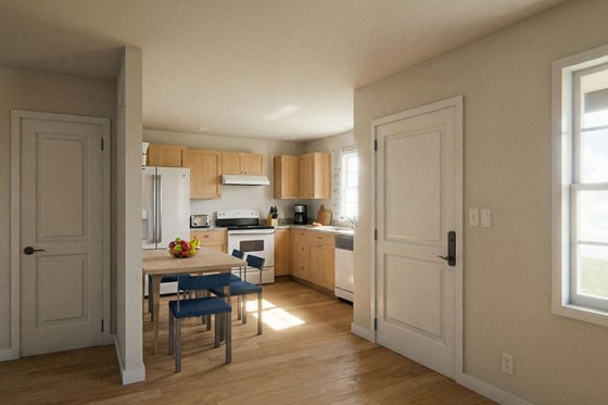 Interior - Kitchen for Contemporary House Plan #1099-16 - 2 bed, 2 bath