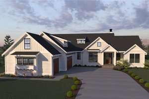 Farmhouse Exterior - Front Elevation Plan #1070-4