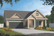 Traditional Style House Plan - 3 Beds 2 Baths 1511 Sq/Ft Plan #20-2591 Exterior 
