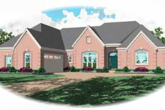 Exterior - Front Elevation for Traditional House Plan #81-399 - 3 bed, 2.5 bath