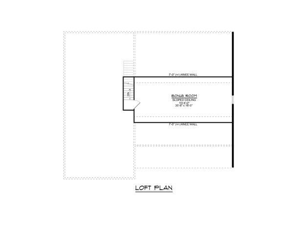 Farmhouse Floor Plan - Upper Floor Plan #1064-284