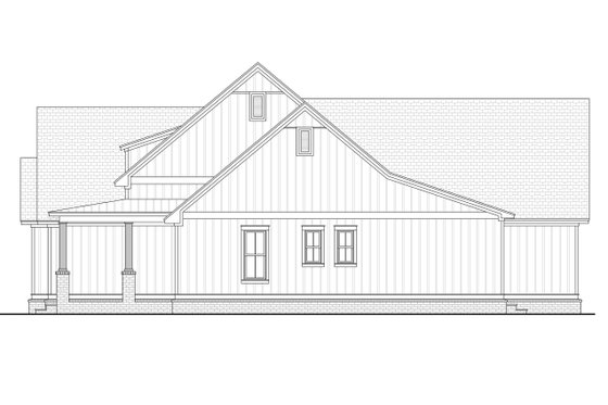 Exterior - Other Elevation 1 for Farmhouse House Plan #430-196 - 3 bed, 2.5 bath