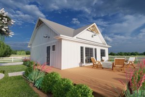 House Plan Design - Farmhouse Exterior - Front Elevation Plan #126-176