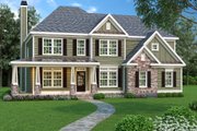 Traditional Style House Plan - 4 Beds 2.5 Baths 2633 Sq/Ft Plan #419-159 