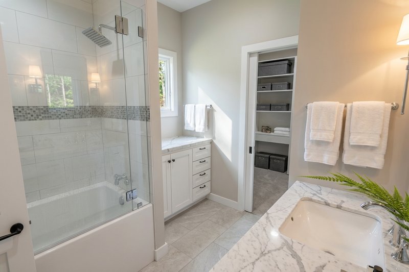 Home Plan - Interior - Master Bathroom 1 for Craftsman House Plan #51-1530 - 3 bed, 2 bath