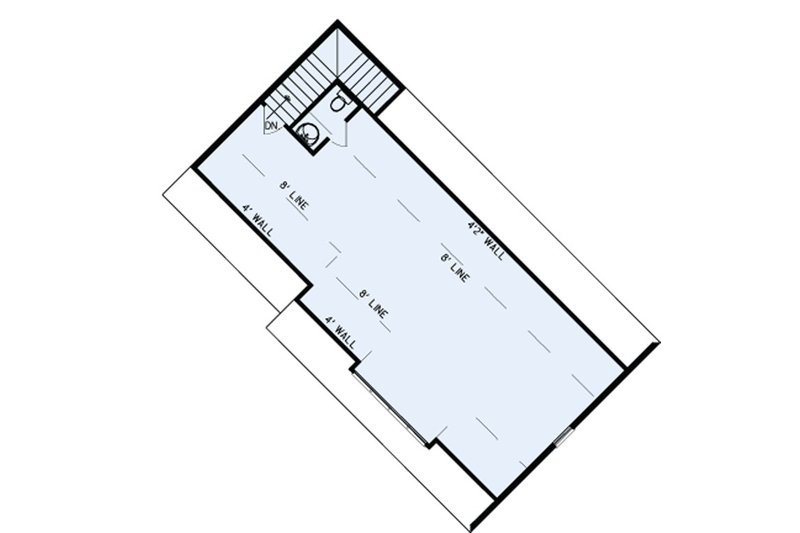 House Blueprint - Floor Plan - Other Floor for Craftsman House Plan #17-3476 - 4 bed, 4 bath