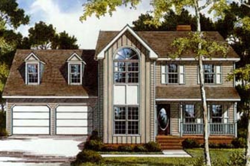 Traditional Style House Plan - 4 Beds 3 Baths 2058 Sq/Ft Plan #10-236