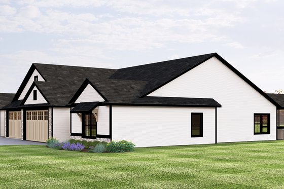 Exterior - Other Elevation 1 for Craftsman House Plan #1064-325 - 3 bed, 2 bath
