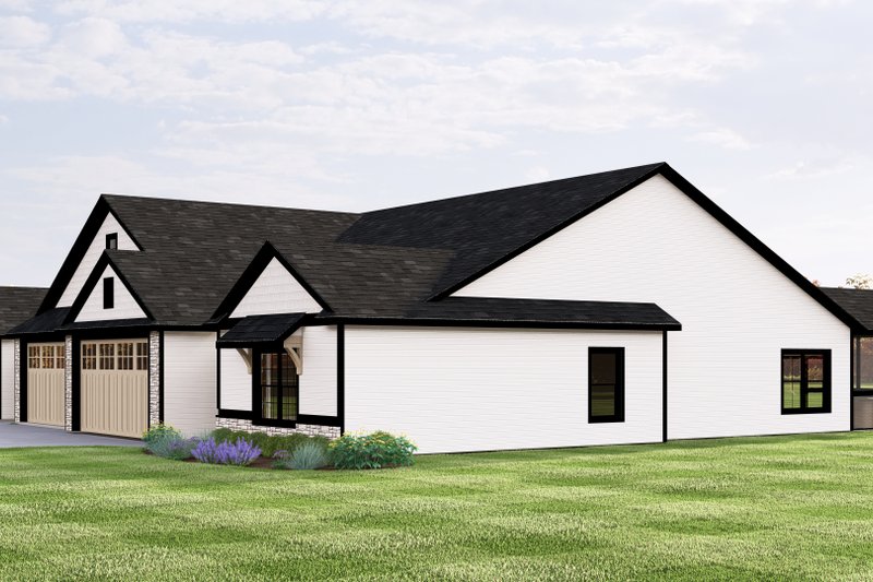 Architectural House Design - Exterior - Other Elevation 1 for Craftsman House Plan #1064-325 - 3 bed, 2 bath