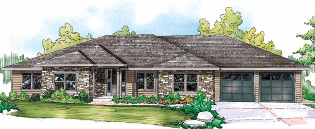 Ranch Style House Plan - 4 Beds 3 Baths 3000 Sq/Ft Plan ...