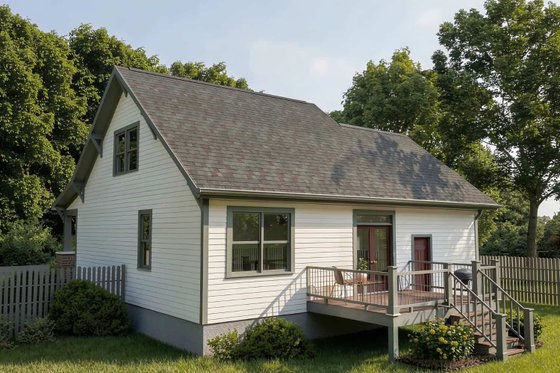 Exterior - Other Elevation for Bungalow House Plan #79-335 - 3 bed, 2 bath