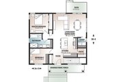 Bungalow Style House Plan - 2 Beds 1 Baths 1020 Sq/Ft Plan #23-2812 