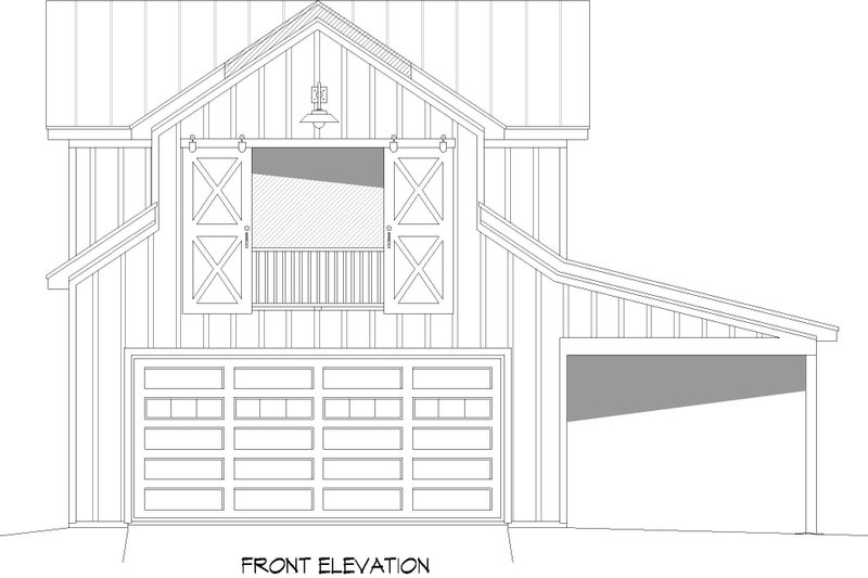Dream House Plan - Exterior - Front Elevation 3 for Country House Plan #932-355, 1 bath