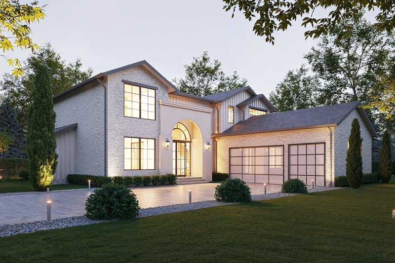 Dream House Plan - European Exterior - Front Elevation Plan #1066-295