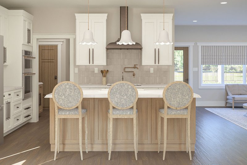 House Blueprint - Interior - Kitchen for European House Plan #455-749 - 3 bed, 2.5 bath