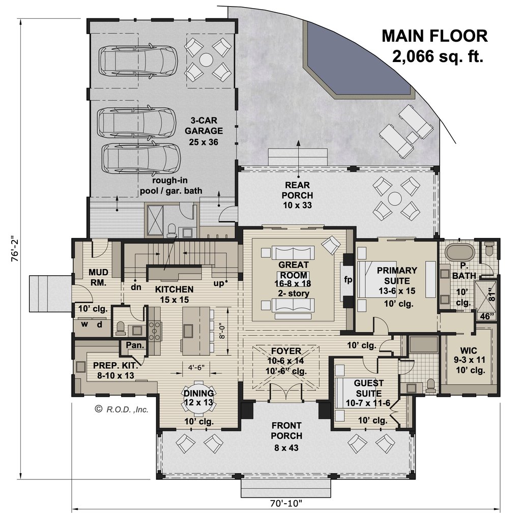 Dream Country House Floor Plan