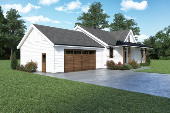 Exterior - Other Elevation for Farmhouse House Plan #1070-170 - 2 bed, 2 bath
