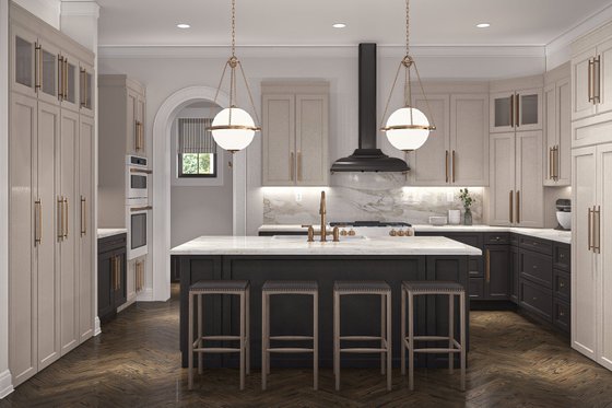 Interior - Kitchen 1 for Victorian House Plan #455-497 - 4 bed, 2.5 bath