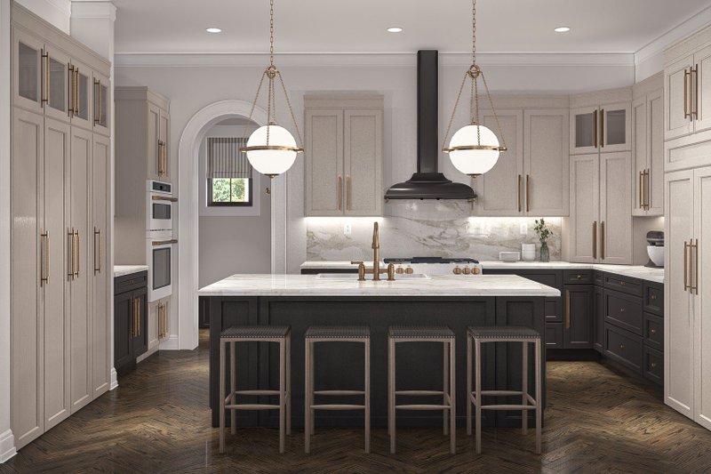 Architectural House Design - Interior - Kitchen 1 for Victorian House Plan #455-497 - 4 bed, 2.5 bath
