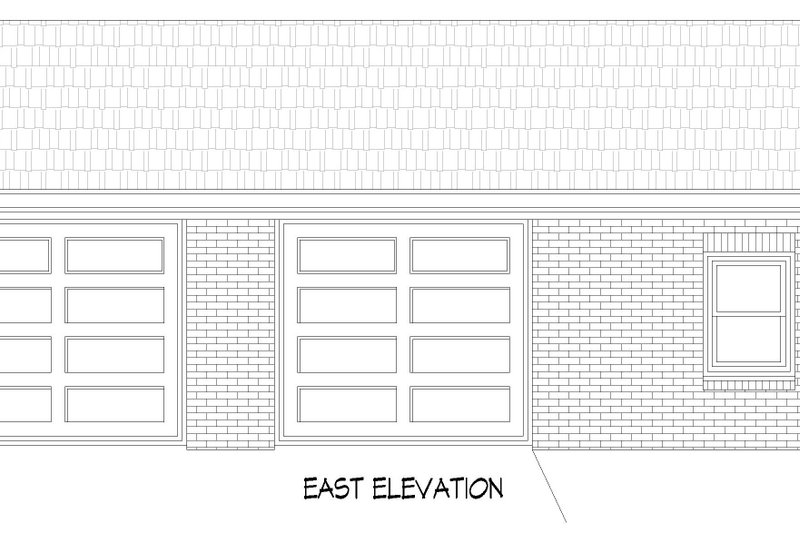 Dream House Plan - Exterior - Rear Elevation 1 for Country House Plan #932-1306, 1 bath