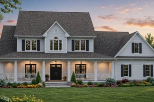 Dream House Plan - Exterior - Front Elevation for Farmhouse House Plan #21-658 - 4 bed, 3.5 bath
