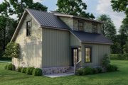 Country Style House Plan - 2 Beds 2 Baths 1378 Sq/Ft Plan #923-357 