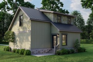 Exterior - Other Elevation 2 for Country House Plan #923-357 - 2 bed, 2 bath