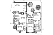 European Style House Plan - 5 Beds 4 Baths 3569 Sq/Ft Plan #312-782 