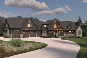 Craftsman Exterior - Front Elevation Plan #1086-5