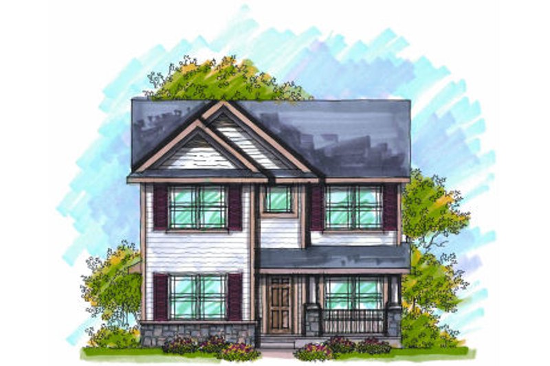 House Design - Bungalow Exterior - Front Elevation Plan #70-966
