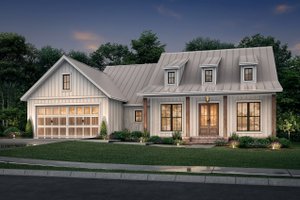 House Design - Farmhouse Exterior - Front Elevation Plan #430-241