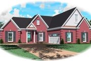 Traditional Style House Plan - 3 Beds 3 Baths 2590 Sq/Ft Plan #81-1100 